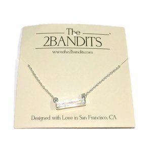 The 2 Bandits Athens Bar Necklace,